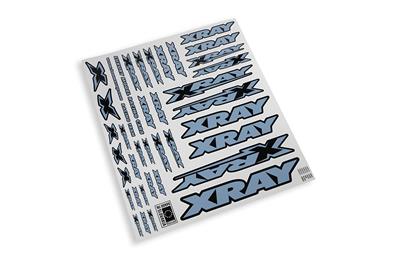 Stickers "metallic silver" (1) X-RAY