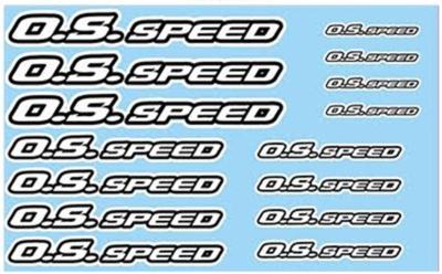 Stickers Speed Pro 2023 blanc O.S