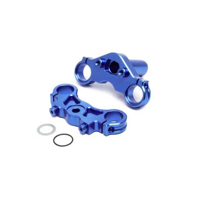 Set de collier de fourche avt. en Aluminium Bleu - PROMOTO MX LOSI