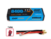 Lipo Batterie 2S 7.4V 8400mAh 100C 5mm avec cordon DEAN DXF-POWER