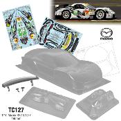 1/10 Carrosserie MAZDA Super GT RX7 SGC-7 "MUTIARA MOTORS" 190mm (non peinte) TEAM C