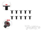 Vis Acier Tête Plate M4x8 (10pcs) T-WORKS