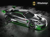 Carrosserie P-GT3R 190mm (non-peinte) BITTYDESIGN