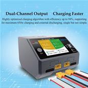 Chargeur D6 PRO - Dual Channel Smart Charger AC/DC HOTA