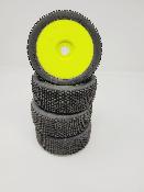 PNEUS BLOCK GOMME S35 MONTÉS SUR JANTES JAUNES (4) - 10% D'USURES GRP