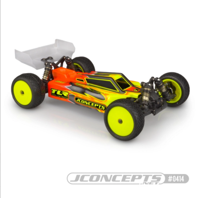 Carrosserie F2 non-peinte TLR 22X-4 avec aileron type S  J-CONCEPTS