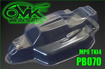 Carrosserie lexan pour Kyosho MP9 TKI4 "stock" light (non-peinte) 6-MIK