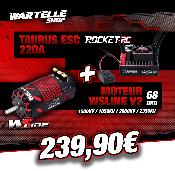 Combo variateur TAURUS 220 Amp + Moteur WSLine 4268 V2 (KV au choix) WS LINE