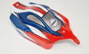 Carrosserie VSE Rouge/Bleu/Blanc peinte pour VSE HOBAO RACING