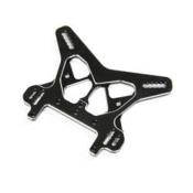 Support d'amortisseur arrière noir aluminium 8X/8XE LOSI