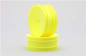 Jantes avants jaunes (hexagones de 12mm) (2) YOKOMO