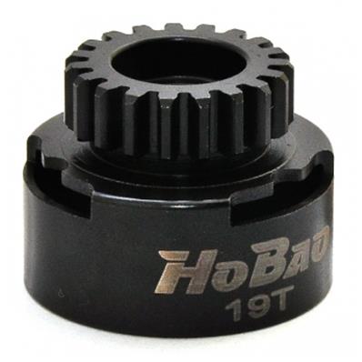 Cloche d'embrayage ventilée CNC 19 dents HOBAO RACING