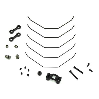 Kit de barre-anti-roulis avant EB410 (1.0, 1.1, 1.2, 1.3 & 1.4mm) TEKNO-RC