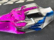 CARROSSERIE P2 BLEU/SILVER/VIOLET METAL PEINTE POUR NB48 2.0 - 2.1 - 2.2 J-CONCEPTS
