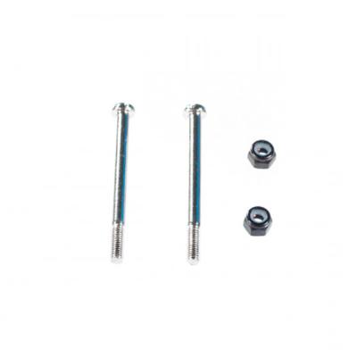 Vis à têtes bombées 3 x 37mm + écrous 10SC HOBAO RACING