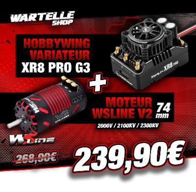 UK-Combo XR8 PRO G3 drive + 4274 V2 motor (KV of your choice) WS-LINE