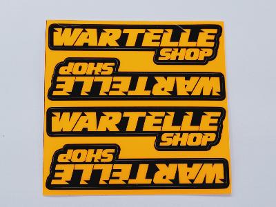 Stickers Wartelle Shop 75x75 (différentes couleurs) WS-LINE
