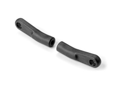 Chapes extérieures de tirants arrières graphite (2) XB8/XT8/GTX  XRAY