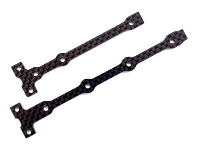 Flex Chassis Brace Support Set, 2.0mm, carbon fiber B74.1/B74.2 TEAM-ASSOCIATED