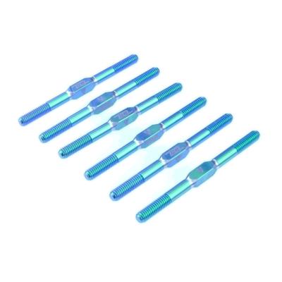 Revolution Design B7 Ultra Titanium Turnbuckle Set (blue | 3.5x48mm | 6pcs) RUDDOG