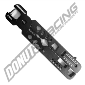 Pince multi-fonctions aluminium noir/silver V3 DONUTS RACING