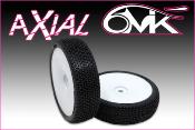 Pneus AXIAL avt 4x2 montés-collés sur jantes blanches - SILVER (2) 6-MIK