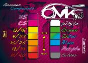 Pneus MAGMA 2.0 "Ultra" montés-collés sur jantes 6-MIK