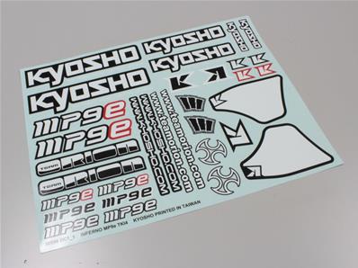 Planches de stickers MP9e TKi4 KYOSHO