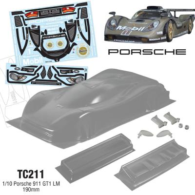 1/10 Porsche 911 GT1 LM MOBIL (190mm) (non peinte) TEAM C
