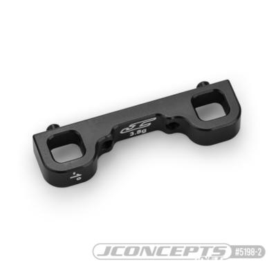 Cale de suspension alu C - 1deg Noir pour RC10 B7/B7D J-CONCEPTS