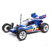 Mini JRX2 4x2 1/16e Buggy Brushed RTR Bleu LOSI