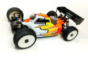 Carrosserie non-peinte "Beretta" 1/8e TT pour HB D/E819-RS et NB/EB48 2.1 avec aileron avant - LEADFINGER RACING  