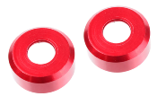 Inserts extérieurs de triangles (entretoise 2.5mm) rouges (2) SPARK XB6 CORALLY