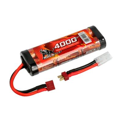 Accu loisir Nimh 4000mAh 7.2V stick prise Dean avec adaptateur Tamiya ROBITRONIC