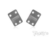 Sabot de protection de châssis Inox pour MP9/MP10 (2) T-WORK'S