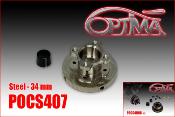 Volant moteur acier option pour embrayage CS400-34mm OPTIMA