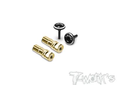 Cache-connecteurs V2 Noir/Noir + PK 5mm (2+2) T-WORK'S