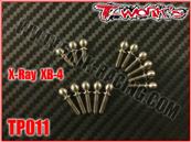 Kit de rotules de suspension titane XB4 (14) T-WORK'S