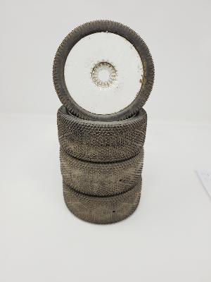 PNEUS MAGMA 2.0 GOMME 0/18 MONTÉS SUR JANTES BLANCHES (4) - 15% D'USURES 6-MIK