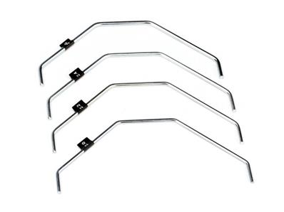 Set de barres antiroulis avants V2 (2.0,2.2,2.4mm) HB RACING