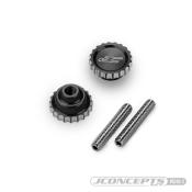 Molette de fixation NOIR et vis 4-40 de pouces pour RC10 et RC10T J-CONCEPTS