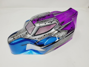 CARROSSERIE S15 BLEU/SILVER/VIOLET PEINTE POUR MUGEN OU SWORKZ 2.0 J-CONCEPTS