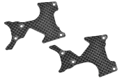 Renforts de triangles arrières carbone (G+D) 2mm SBX-825 CORALLY