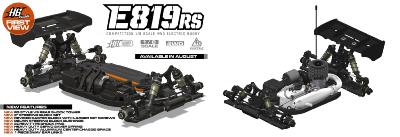 Pices dtaches et options 1/8e TT HB racing D/E-819 & D/E-819RS
