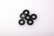 Rondelles 3x8x0.5mm de fixation servo (6) 4x2 PR RACING