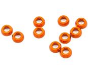 Rondelles coniques aluminiums oranges 3x6x2mm (10) X-RAY