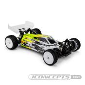 Carrosserie non-peinte S2 pour XRAY XB4 2024 + aileron J-CONCEPTS