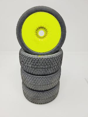 PNEUS DASH GOMME 9/22 MONTÉS SUR JANTES JAUNES (4) - 10% D'USURES 6-MIK