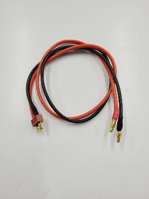 Cordon de charge DEAN 50cm 14awg pour sortie chargeur pk 4mm WSLINE 