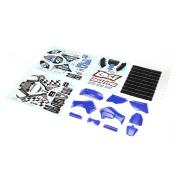 Kit stickers et pièces plastique BLEU - PROMOTO MX LOSI